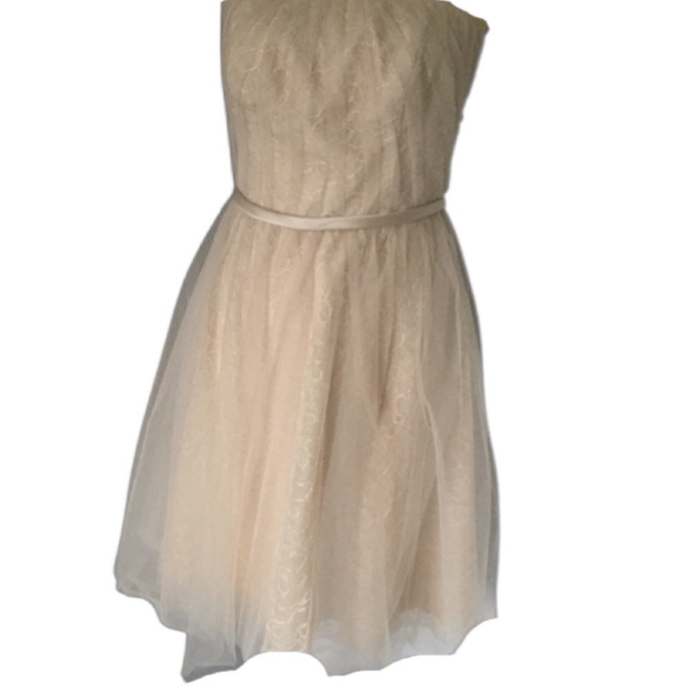 Vera Wang “ Cocktail Dress Lace 4 Layer Skirt S M